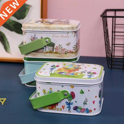 Easter Egg Bscut Storage Box Rabbt Pattern Portable