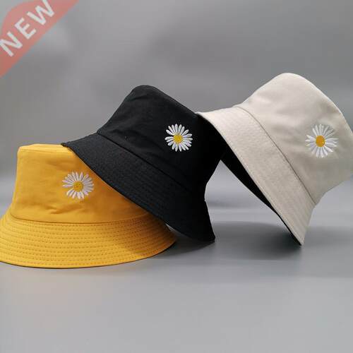 Double-side Unisex Harajuku Bucket Hat Fishing Outdoor Cap w