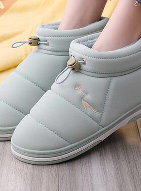 Winter Boots Women Warm Plush Ankle Boots Elastic Waterproof