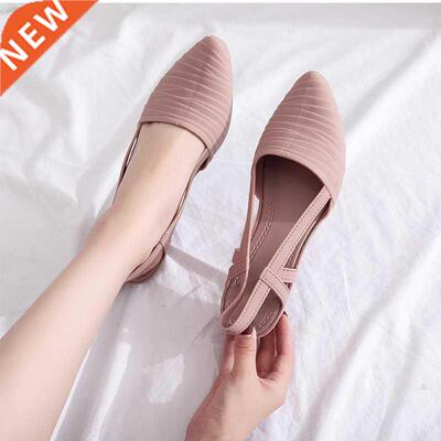 Akexiya 2021 New Women's Shoes Slingbacks Footwear Woman Wed