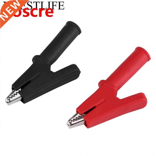 Test Clip Full Insulated Wire Clamp 60mm Crocodile Clip Test