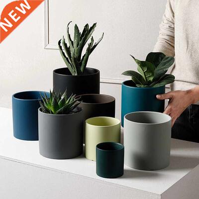 Nordic Industrial Style Colorful Ceramic Flowerpot Succulent