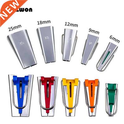 5Pcs/set Sewing Accessories Bias Tape Maker 6/9/12/18/25mm F