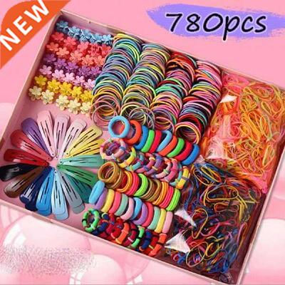Har Accessores Set Chldren Colorful Elastc Har Bands