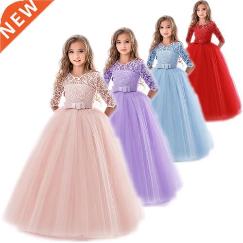 New Brand Flower Girls Dress Teenager Princess Wedding Party