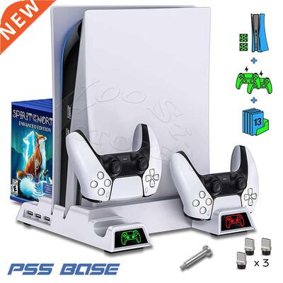 PS5 Console Cooling Fan Stand Joystick Charger 13 pcs Game