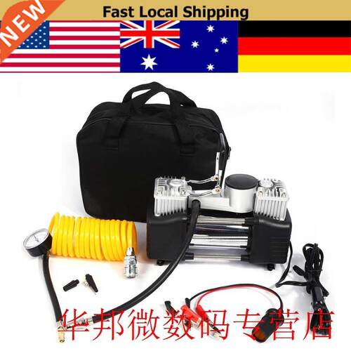 1 Set DC12V 150PSI Auto Air Compressor Pump Heavy Duty Tyre