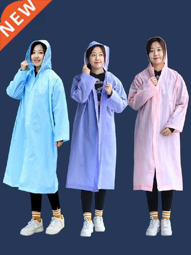 Pink Outdoor Raincoat Women Waterproof Long Fashion Running