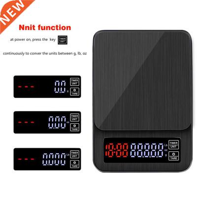 Kitchen Scales LED Digital Timer Coffee Scale Smart Digital