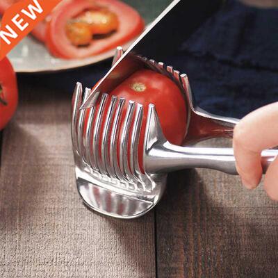 Handheld Stainless Steel Potato Slicer Tomato Cutter Tool Sh