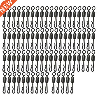 75pcs/lot Large Long Body Q-Shaped Black Quick Change Swivel