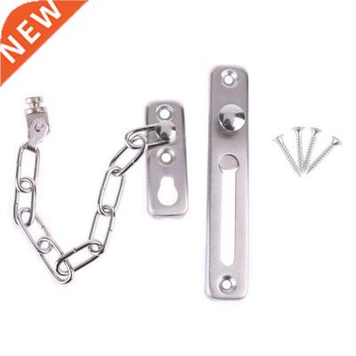 1-Pack Anti-Theft Door Chain Stainless Steel Sliding Bolt Do