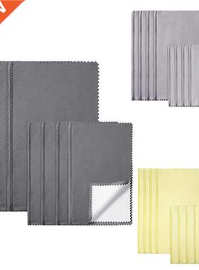 8Pcs Polishing Cloth Set Large Jewelry Cleaning Cloths Silve