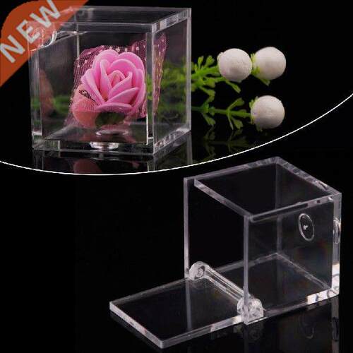 12pcs Waterproof Clear Square Box Gift Wedding Party Baby