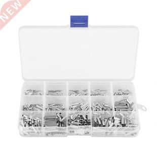 700Pcs/pack 14 Values 10-22 AWG Non-insulated Ferrule Copper