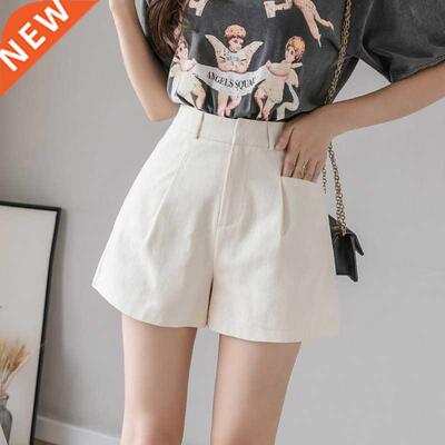 Korean version of high waist slim shorts women 2022 new summ
