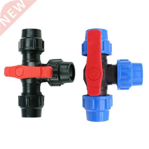 PE three-way quick connect valve plastic valve T-type valve