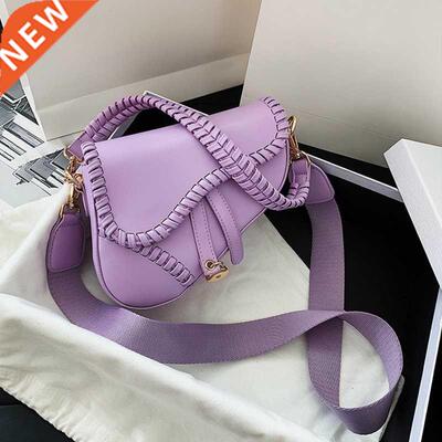 2022 New Fashion Saddle Women Bag One Shoulder Handle rend C
