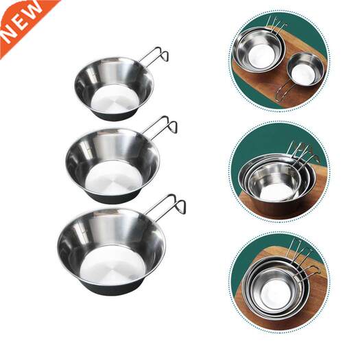 3 Pcs Stainless Steel Cup Practical Teacup Portable Cup