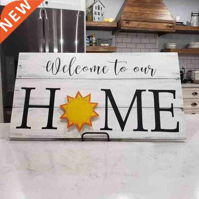 Desk Decorations With Family Logo Welcome To Our Home 7