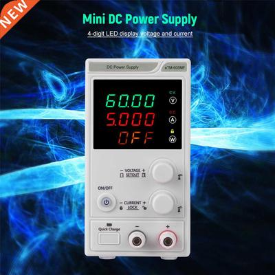 220V 0-60V 0-5A DC Power Supply Power Regulator 4-digit LED
