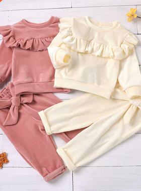 Ma&Baby 0-12M Autumn Winter Warm Toddler Baby Girls Clot