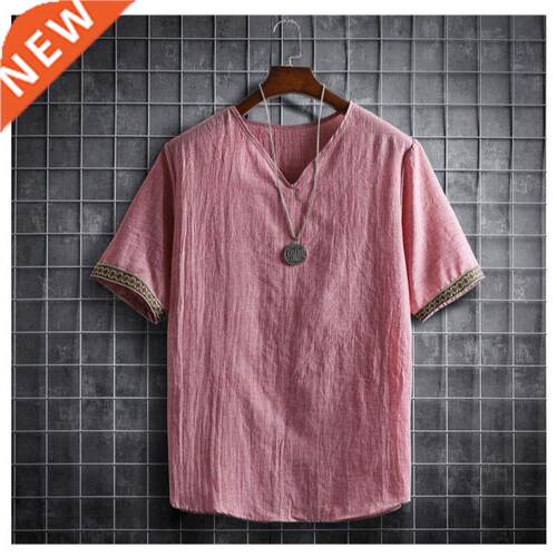M-5XL Plus Size Summer Men's Shirts Plain Cor Korean Fashi