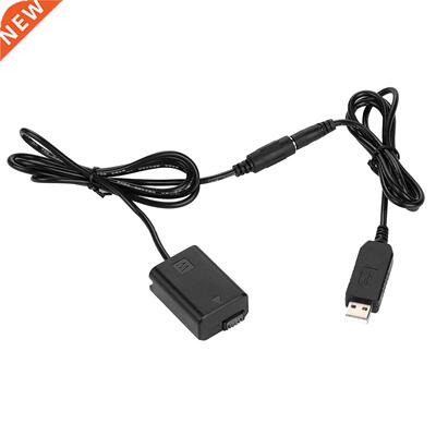 USB DC Power Cable DC Coupler Replacement for NP-FW50 Batter