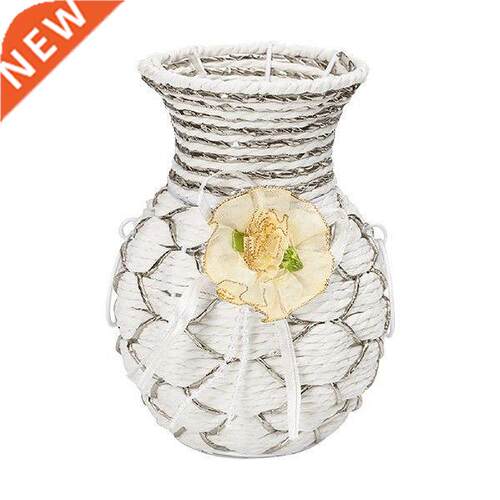 Storage Organizer Exquisite Garden Vase Woven Rattan Flower
