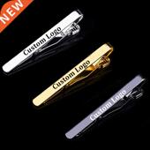 DIY Customized Logo Lser Clip Dropshipping Tie Personlized