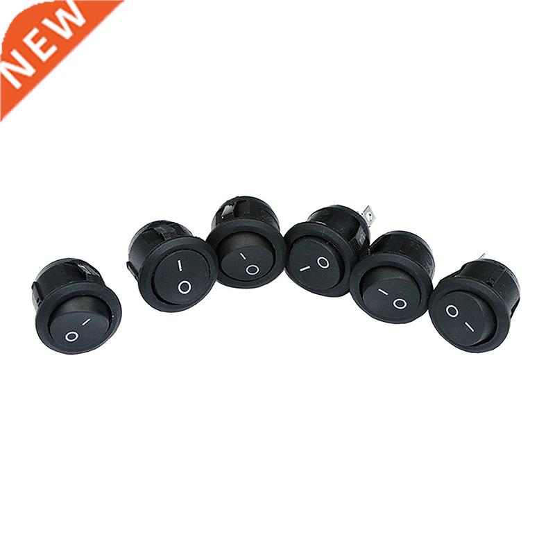 2-Pin Snap-In Round Rocker Latching ON/OFF Car/Boat Switch 1