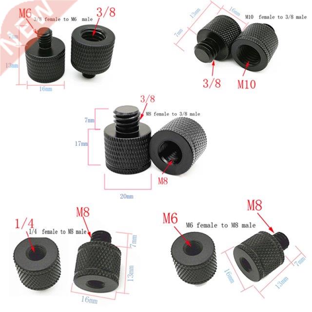 M6 M8 M10 to 1/4 or 3/8 Male to Female Screw Mount Adapter T