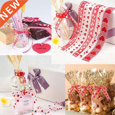 Heart Wedding Ribbons Organza Ribbon For Wedding Single
