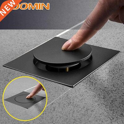 HOOMIN Shower Bathroom Drain Cover Plug Foot Floor Drain