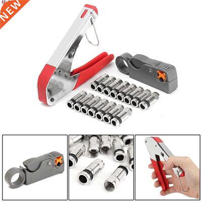 2017 Connector Compression To 适用于 RG6 RG59 F Fitting Co