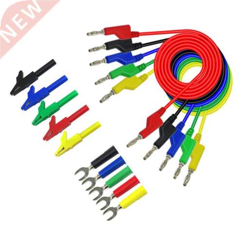 Stackable 4mm Banana Plug Copper Test Lead Kit for Multimete