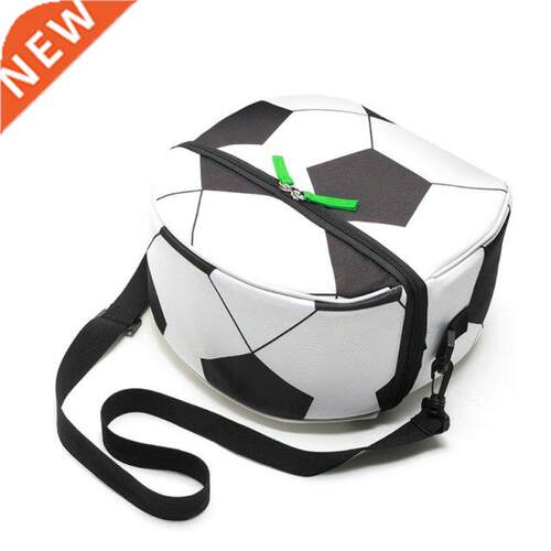 3D Soccer Football Insulated Carry Lunch Bag Waterproof Shou