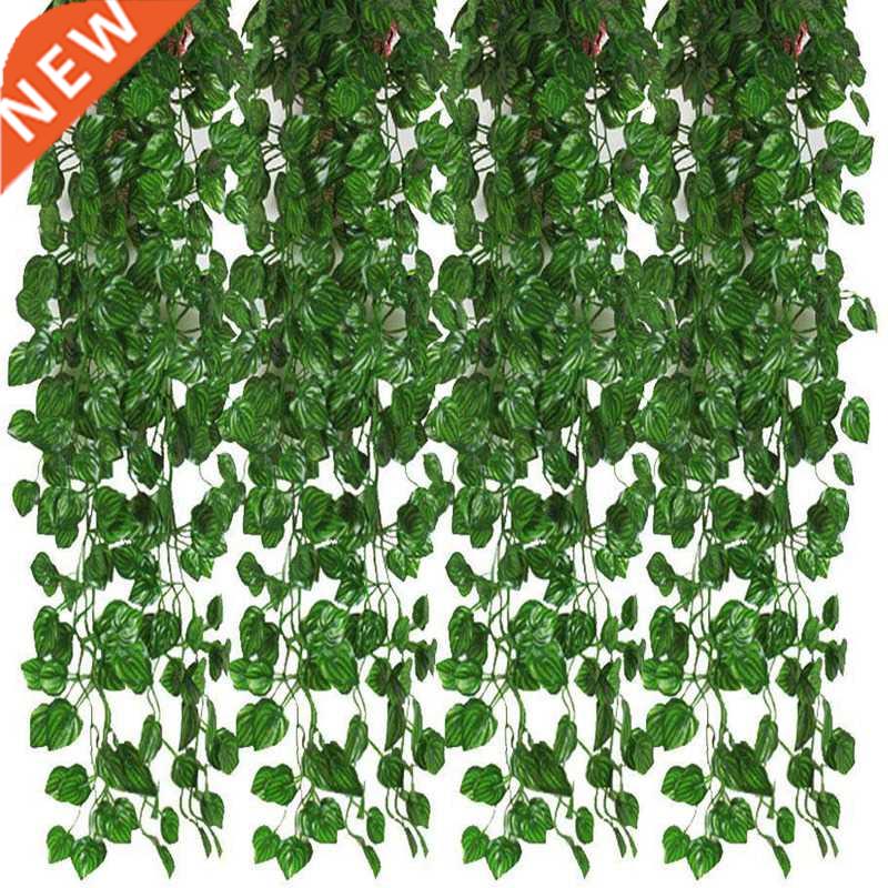 12Pcs Artificial Ivy Garland Leaf Vines Plants Greenery Hang