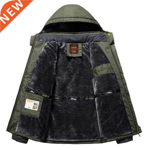 Winter Fleece Military Jackets Men Windproof Waterproof Outw
