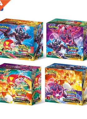 24Pcs/Box Pokemon Cards Sword shield DARKNESS ABLAZE Evo