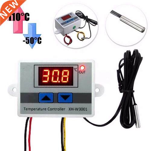 12V 24V 220VAC Digital LED Temperature Controller XH-W001