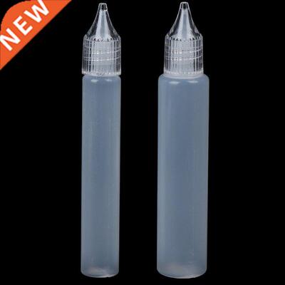 2PCS Reuse Plastic Glue Applicator Needle Squeeze Bottle for