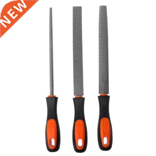 2021 New 3Pcs/Set Wood Rasp Steel File Carving Flat Round Se