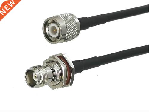 RG58 TNC Male plug to TNC Female jack Nut Bulkhead Connector