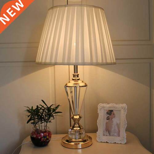 European Transparent K9 Crystal Decorative Table Lamp