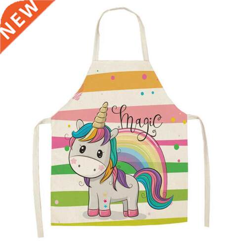 Cute Cartoon Unicorn Series Apron Children's Parent-child Ap