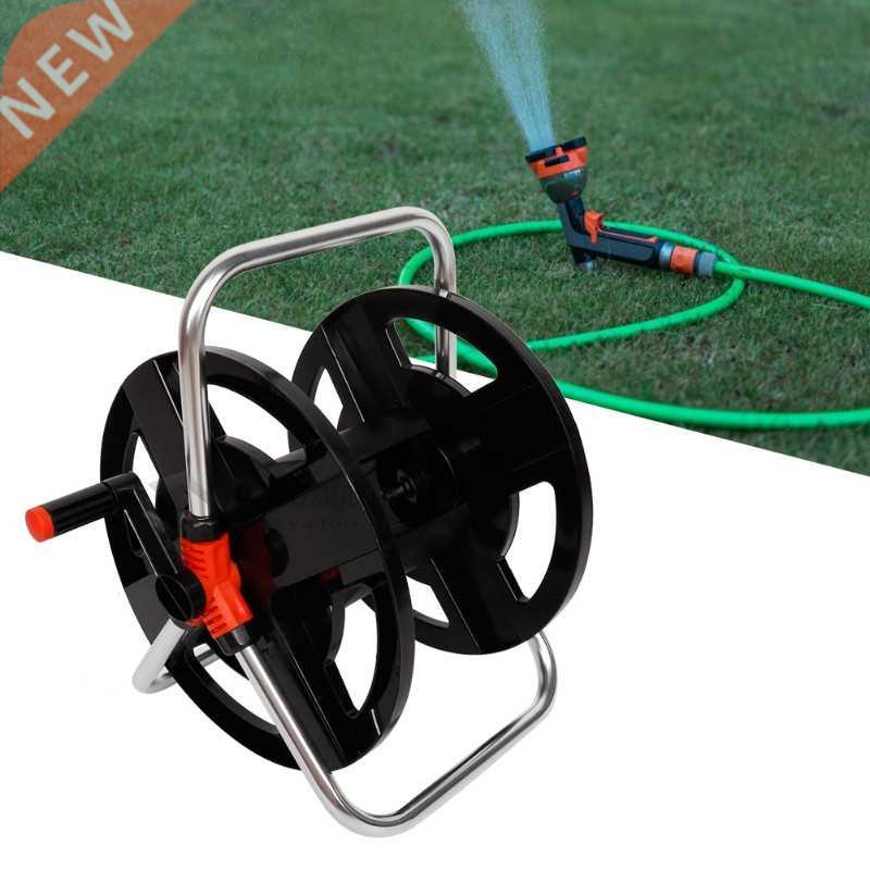 44.5x35cm Home Garden Hose Reel Holder Rack Pipe Storage Car图片