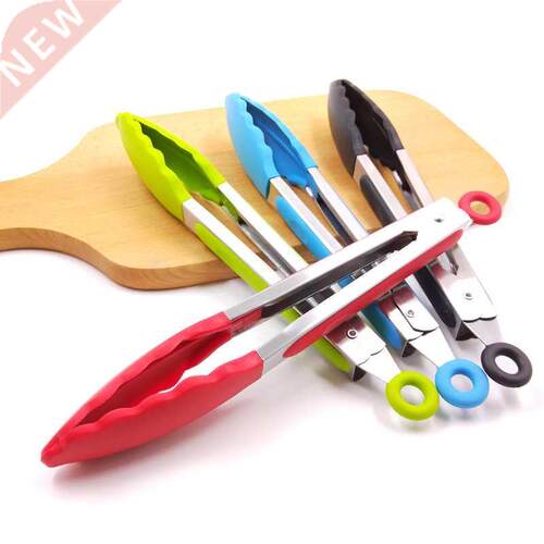 3Pcs/Set Plastic Food Tong 3 In 1 Barbecue BBQ Tongs