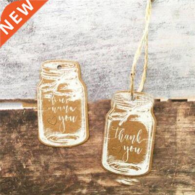 2019 Multi Style Kraft Paper Tags Handmade Thank You DIY
