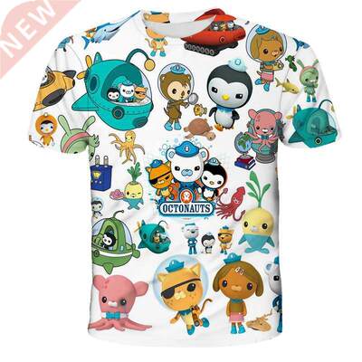 Octonauts 2022 Summer Boy/girl 3D Print Oversized T-shirt Fa